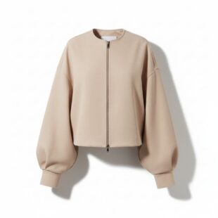Trendy Women’s Oversized Crop Jacket