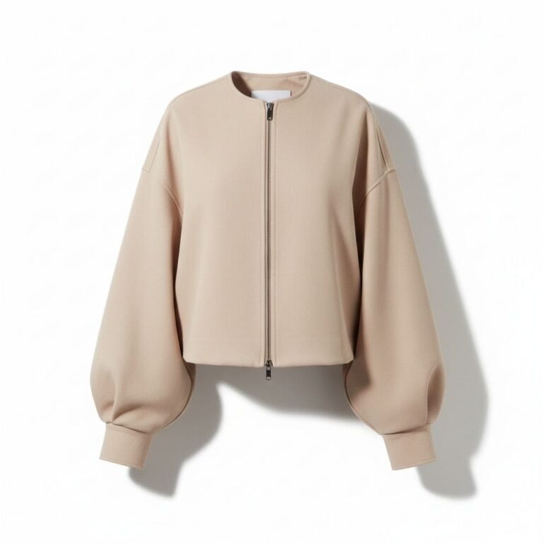 Trendy Women’s Oversized Crop Jacket