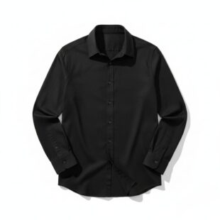 Men’s Long-Sleeve Button-Down Casual Shirt